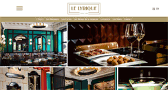 Desktop Screenshot of cafe-lyrique.ch
